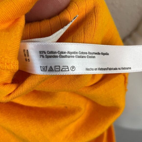 NWOT Orange Bodysuit Size L - Picture 6 of 6